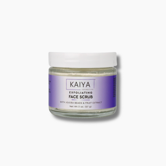 Kaiya Cosmetics™ Exfoliating Face Scrub with Jojoba Beads & Fruit Extract